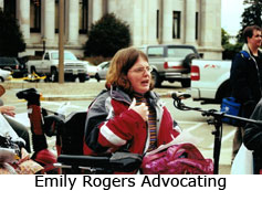 A picture of Emily Rogers the self advocate leader of SAIL from the Arc of Washington